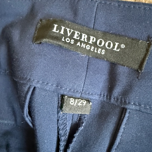 Liverpool Kelsey Knit Cadet Blue Trousers - Size 8 - Picture 5 of 6
